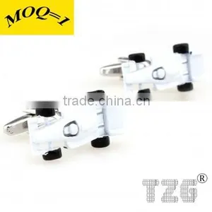 Fashion Stainless Steel Sports Car Cuff Link thumbnail-1