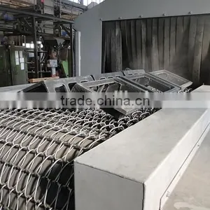 Mesh Belt Type Shot Blasting Machine for Narrow Flange Steel thumbnail-1