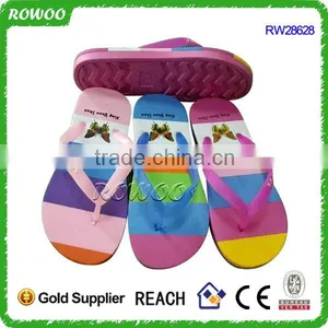 Customised 2015 Women Pvc Flip Flop Fashionable Slippers Manufacturers thumbnail-2
