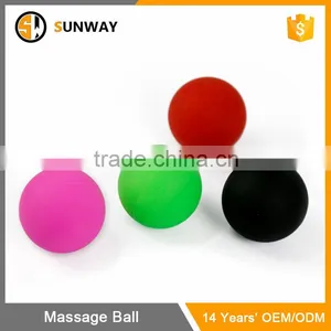 Custom Size And Color Double Silicone Lacrosse Ball Body Massage thumbnail-1