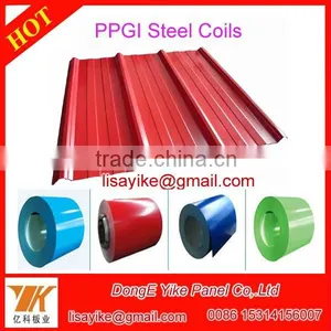 Film Protective Ppgi Steel Coil / Prepainted Galvanized Steel Coil thumbnail-1