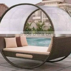 Cast Aluminum Rattan Furniture Outdoor Lounge Sofa thumbnail-1