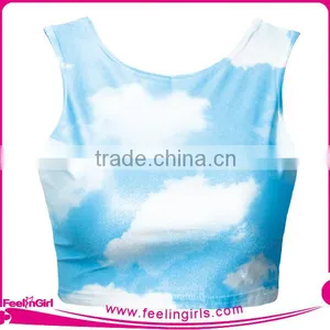 Cheap Good Quality Wholesale Plain Sexy Girls Cool Summer Tank Tops thumbnail-3
