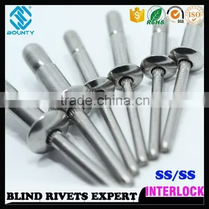 DOME HEAD STRUCTURAL INTERLOCK RIVETS thumbnail-2
