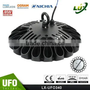 5 Years Warranty Promotion Price Wireless & Motion Control 2016 CE Rohs Approved Meanwell Driver 120W UFO LED High Bay Lights thumbnail-5