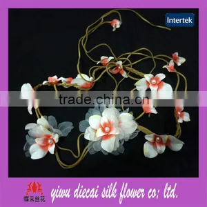 Top Selling Artificial Leather Braid Boho Flower Headband thumbnail-1