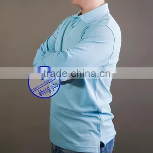 Long Sleeve Custom Bulk Polo Shirts Design for Mem thumbnail-2