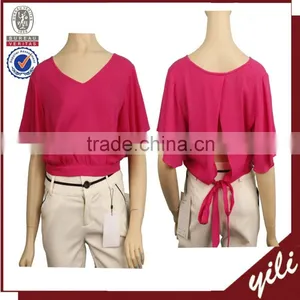 Fashion Simple Design Short Sleeve Plain Red T-shirt Manufacturer Plain t Shirt thumbnail-1