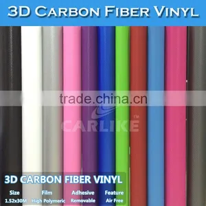 CARLIKE Air Free Colorful Auto Carbon Fiber Film 3D Car Sticker thumbnail-1