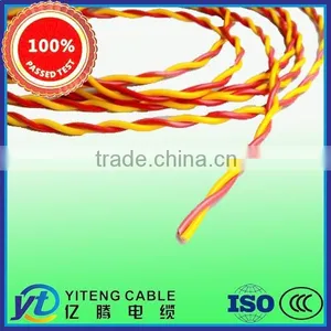 BC or TC Conductor 2*2.5mm Twisted Pair Flexible Cable Wire With PVC Insulation thumbnail-1