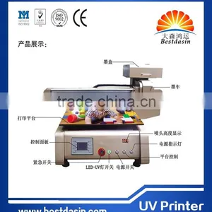 2016 New Design Digital Flatbed uv Printer/ Plastic Bag Printing Machine Price thumbnail-3