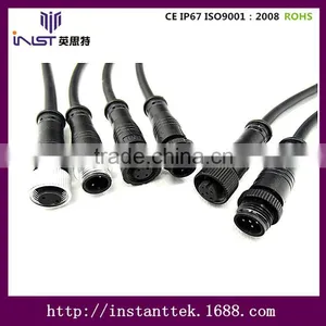 INST M12 180degree Screw Mating Sensor (Molded With Cable) Connector thumbnail-1