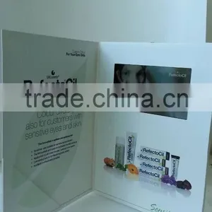 2015 4.3inch Lcd Video Greeting Postcards Gift, Lcd Video Brochure, in Print Video Cards thumbnail-1