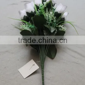 18 Heads Decoration Cheap Artificial Flower Rose Bud thumbnail-5