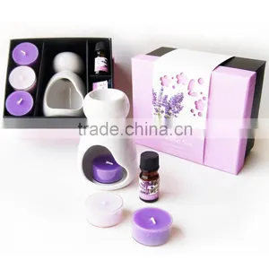 Wholesale and Eco-friendly Ceramic Diffuser With Scented Candle thumbnail-4
