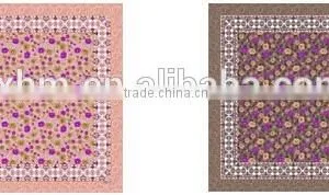 Customized Silk Twill Square Scarf With Digital Printing thumbnail-5