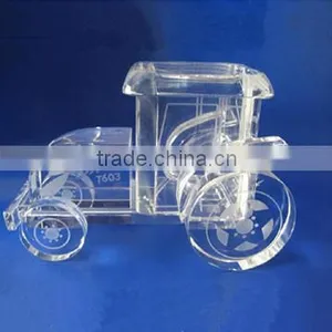 Crystal Art and Craft Glass Car Model for Wedding Decoration Gift thumbnail-1
