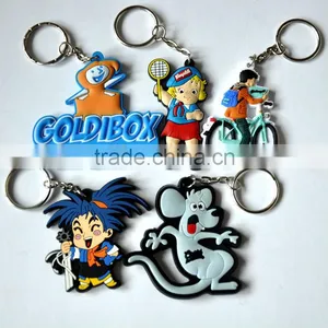 Promotion Wholesale 3d Car Printed Rubber Key Ring/pvc Keychain Custom thumbnail-3