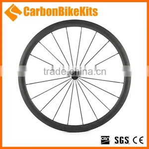 CarbonBikeKits PW38C 2015 23mm Wide 38mm Clincher Carbon Aero Bicycle Wheels Quality Choice thumbnail-3