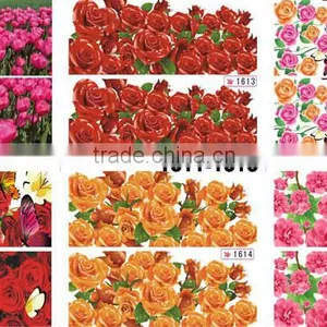 2016 New Beauty Flowers Color Nail Art Sticker Water Transfer thumbnail-5