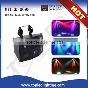 Color Changing RGB 45W DMX Sound-activated LED Disco Light thumbnail-1