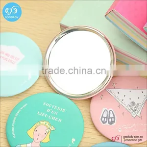 Professional Producer !High Quality Small Tin Pocket Hand Mirror thumbnail-5