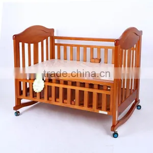 2015 Best Quality Wooden Baby Bed thumbnail-2