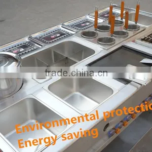 Popular China Mobile Fryed Chicken Food Kiosk With Fridge, Ice Cream Making Machine, and Sugarcane Juicer Machine thumbnail-5