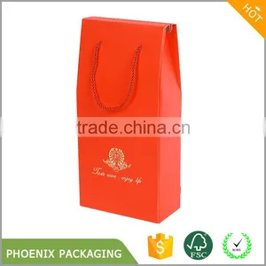 Cheap 2 Wine Champagne Bottle Carriers Gift Packaging Box thumbnail-3