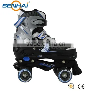 2015 Adjustable Roller Skate Sports Shoes Quad Roller Blades Shoes Flashing Roller Made in China Foshan Factory thumbnail-1
