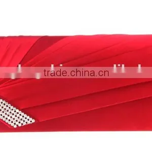 Women Wedding Dress Bag Elegant Satin Clutch Bag thumbnail-1