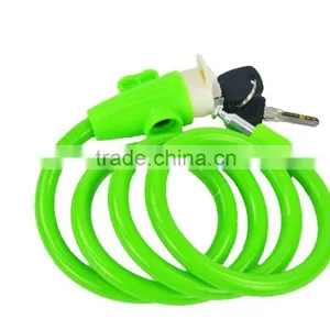 Hot Selling Good Quality Anti-theft Bicycle Cable Lock Spiral Lock thumbnail-4