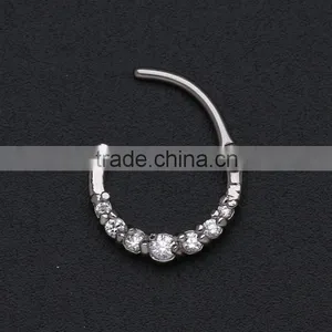 Fashion Free Sample 316L Surgical Steel Fancy Nose Rings thumbnail-2