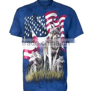 Professional Custome Design Full Sublimation Printing t Shirt thumbnail-1