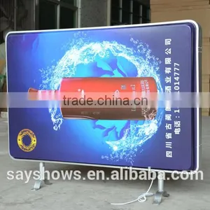 Outdoor Advertising Vacuum Forming Silk-screen Double Sides Light Box thumbnail-1