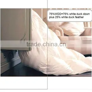 High Quality Target Home White Duck Down Comforter, White Sateen Cotton Shell, Trade Assurance thumbnail-6