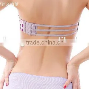 Invisible Bra and Panty Latex Women Fashion Sexy Cotton Invisible Printing Bra Set thumbnail-3