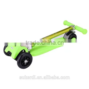 Beautiful Electroplated Aluminum T Bar Foldable 6-16 Years Old Child Scooter thumbnail-3