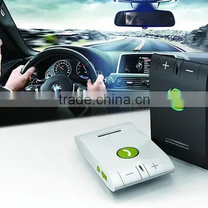 2015 Best Selling Aux Usb Handsfree Bluetooth 4.0 Stereo Audio Bluetooth Car Kit for Sunvisor thumbnail-1