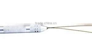 Fashion 12 Pcs Hair Extension Hook Pulling Tool Needle Threader Micro Rings Beads Loop Wooden Handle With Iron Wire Hotting thumbnail-4