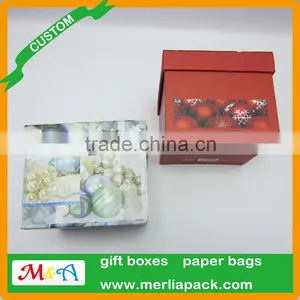 2016 Square Storage Cardboard Box Christmas Candles Home Decoration Boxes thumbnail-2