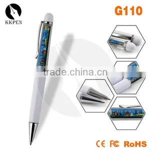 KKPEN Hot Selling Custom Floating Pens/customised Promotional Pens/white Pens With Logo thumbnail-2
