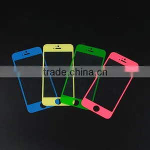 Good and Beautiful Colorful Mobile Phone Screen Film for Iphone 5 Tempered Glass Screen Protector thumbnail-3