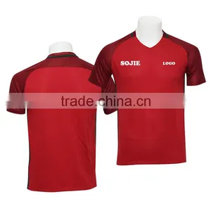 2015/2016 Wholesale Thai Quality Blank Football Shirt Maker Customzied Sublimation Cheap Kids Soccer Jersey thumbnail-1