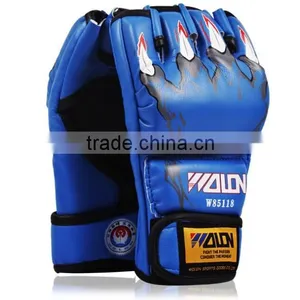 MMA Boxing Gloves / Extension Wrist Leather / MMA Half Fighting Boxing Gloves/Competition Training Gloves thumbnail-5