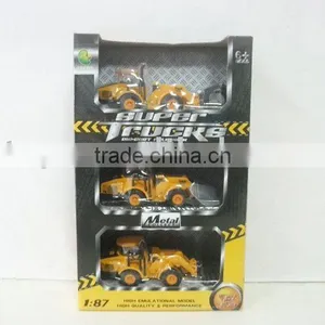 2010 Year 1:87 P/b Construction Metal Car 3pcs/box thumbnail-1
