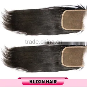 New Arrival Natural Color Cheap Price 8a Grade Lace Closures Straight Brazilian Virgin Hair thumbnail-4