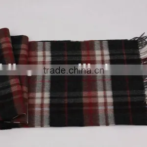Checked Cashmere Scarf Scarfs/mufflers thumbnail-1