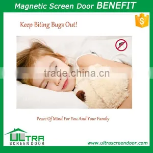 Let Fresh Air in Anti Mosquito Screen Door Curtain thumbnail-2
