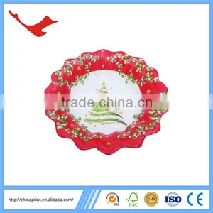 005 Customer Printed Disposable Party Paper Plate Sizes China Supplier thumbnail-1